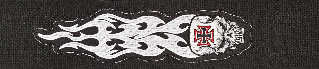Gitar Askısı 64Mm Dokuma Gray Trıbal Skull: 64P03