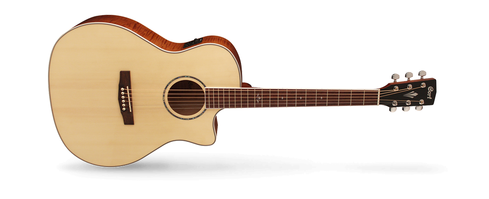 Cort GAFFNAT Elektro Akustik Gitar Naturel