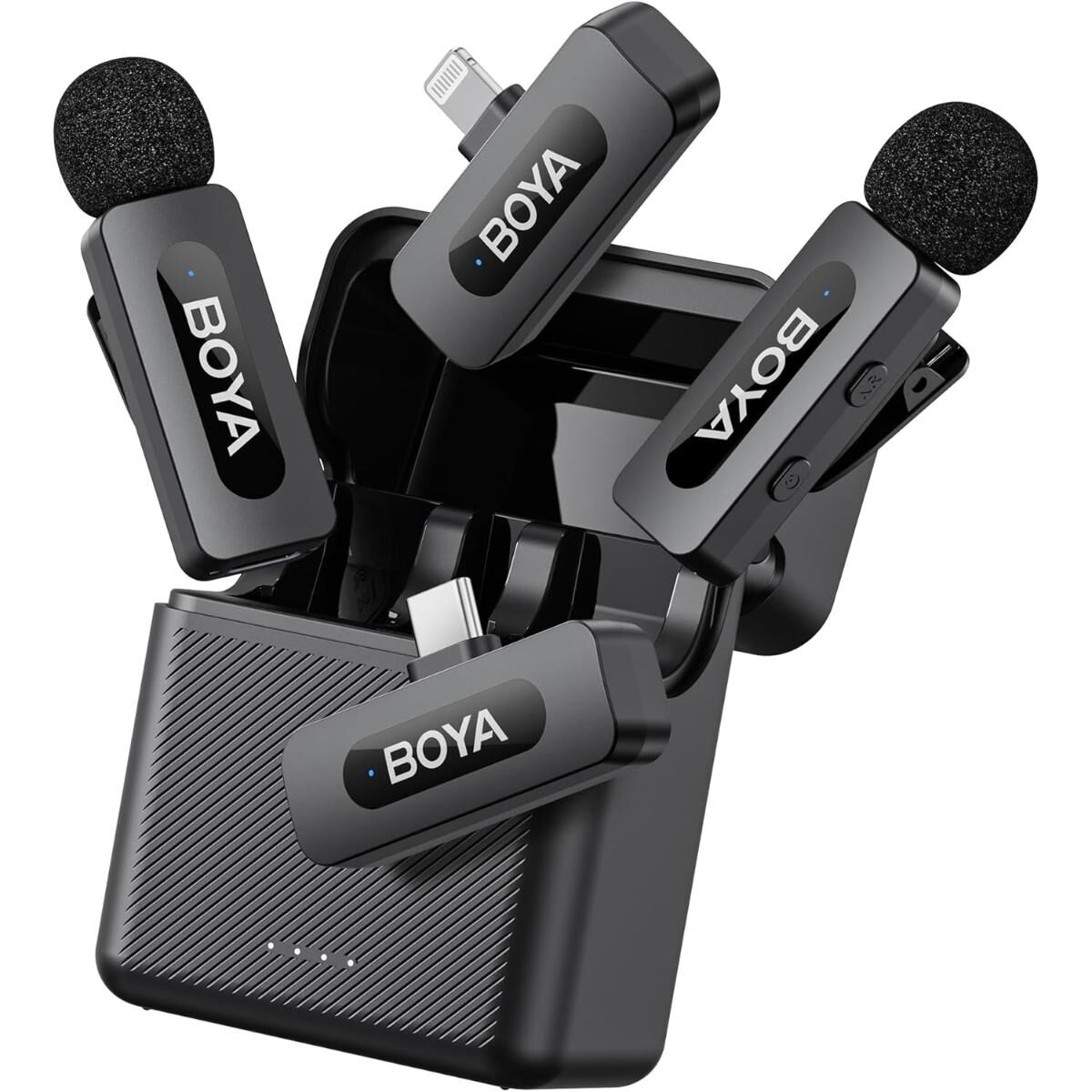 Boya BY-V30 Type-c Klipsli Gürültü Engelleyicili Yaka Mikrofonu ( ios & Android )