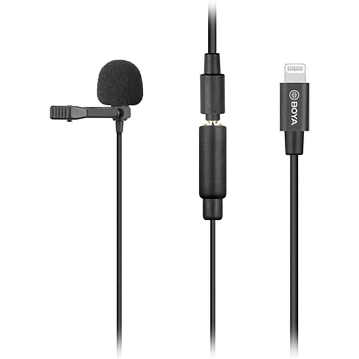 Boya BY-M2 iphone - ipad için Lisanslı Kablolu Yaka Mikrofonu
