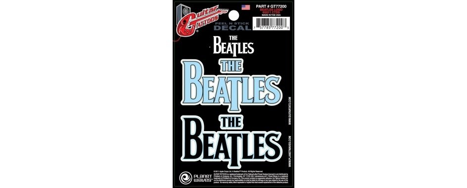 GTR TATTOO-BEATLES LOGO STİCKER, HIZLI UYGULAMA, KOLAY TEMİZLEME, BENZERSİZ TASARIM, YÜZEYLER İÇİN GÜVENLİ