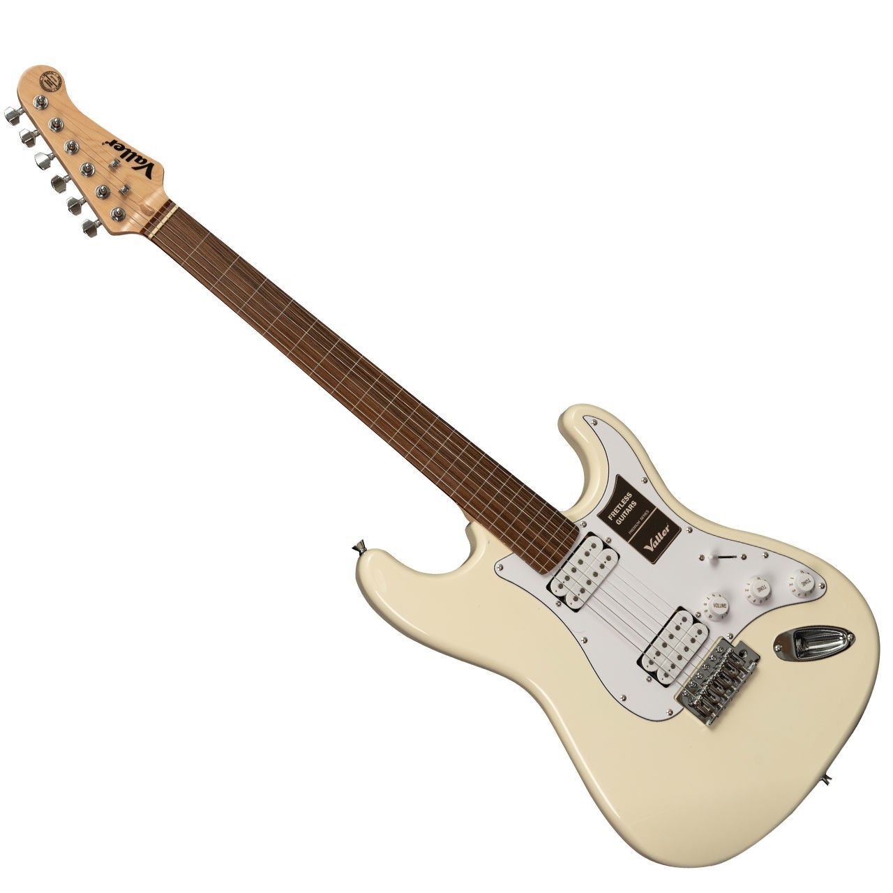 Valler FTS190 Beyaz Fretless ( Perdesiz ) Elektro Gitar