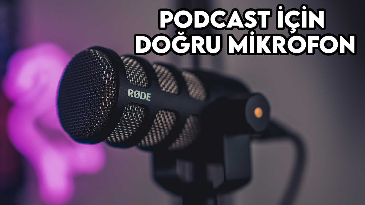 Rode Podmic Broadcast - Podcast Dinamik Mikrofon