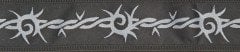 GİTAR ASKISI, KİLİTLİ, BARBED WIRE DESENLİ, EN: 50MM, BOY: 35.5''-59.5'' ARASI AYARLANABİLİR.