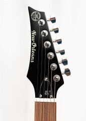 New Orleans FTS241 Mat Koyu Kahve Elektro Perdesiz Gitar