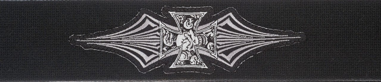 Gitar Askısı 64Mm Dokuma Iron Cross: 64P02