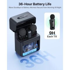 Boya V3 Combo Usb-c ve Lightning Portlu Gürültü Engelleyicili Kablosuz Yaka Mikrofonu