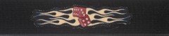 Gitar Askısı 64Mm Dokuma Flaming Dice:  64P05