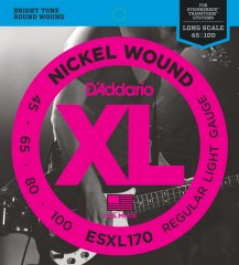 ELEKTRO GİTAR TEL SETİ, XL, 45-100, NICKEL WOUND BASS, REGULAR LIGHT GAUGE, DOUBLE BALL END, STEINBERGER TRANSSTREAM SYSTEMS, BRIGHT TONE, ROUND WOU