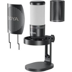 Boya K3 Aydınlatmalı Condenser USB Mikrofon