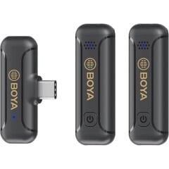 Boya BY-WM3T2-U2 İkili 3.5mm Jacklı Kablosuz Mikrofon