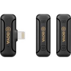 Boya BY-WM3T2-D2 İkili Lightning Kablosuz Yaka Mikrofonu iphone/ipad