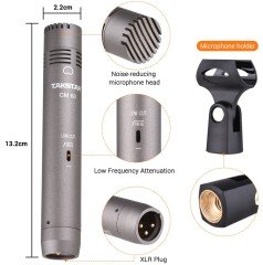 TAKSTAR CM-60 Kondenser Enstrüman Stüdyo Kayıt Mikrofonu cm60