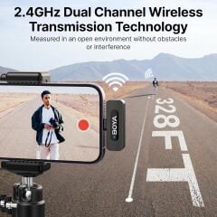 Boya BY-V30 Type-c Klipsli Gürültü Engelleyicili Yaka Mikrofonu ( ios & Android )