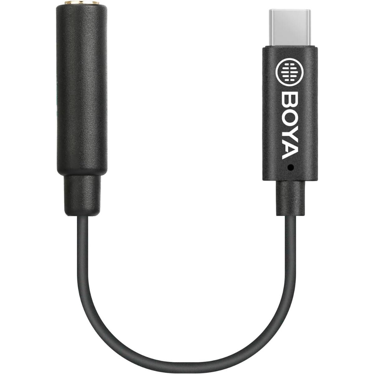 Boya BY-K4 Type-C - 3.5mm Kulaklık Mikrofon Çevirici Adaptör