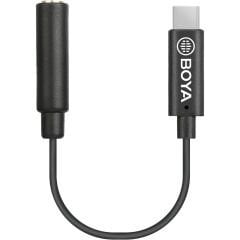 Boya BY-K4 Type-C - 3.5mm Kulaklık Mikrofon Çevirici Adaptör