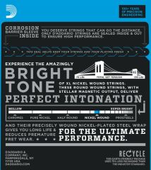 ELEKTRO GİTAR TEL SETİ, XL, 11-56, OPTIMIZED FOR D-TUNING, MED TOP / X-HEAVY BTM, NICKEL WOUND, BRIGHT TONE, ROUND WOUND