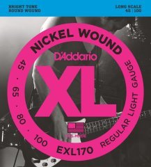 BAS GİTAR TEL SETİ, XL, 45-100, LONG SCALE, NICKEL WOUND BASS, REGULAR LIGHT GAUGE, BRIGHT TONE, ROUND WOUND