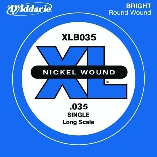 BAS GİTAR TEK TEL, (SOL), XL NICKEL WOUND, 0.035 GAUGE, LONG SCALE, BRIGHT, ROUND WOUND