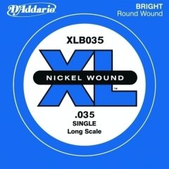 BAS GİTAR TEK TEL, (SOL), XL NICKEL WOUND, 0.035 GAUGE, LONG SCALE, BRIGHT, ROUND WOUND