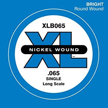 BAS GİTAR TEK TEL, (RE), XL NICKEL WOUND, 0.065 GAUGE, LONG SCALE, BRIGHT, ROUND WOUND
