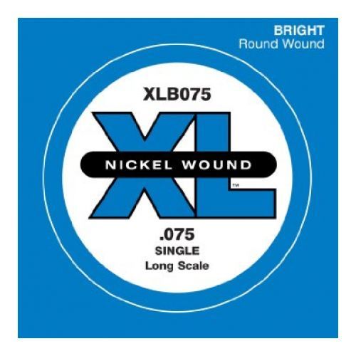 BAS GİTAR TEK TEL, (LA), XL NICKEL WOUND, 0.075 GAUGE, LONG SCALE, BRIGHT, ROUND WOUND