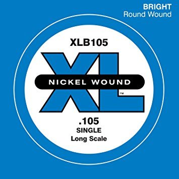 BAS GİTAR TEK TEL, (Mİ), XL NICKEL WOUND, 0.105 GAUGE, LONG SCALE, BRIGHT, ROUND WOUND