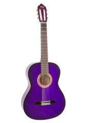 KLASİK GİTAR 4/4 MOR SUNBURST SAP ÇELİKLİ