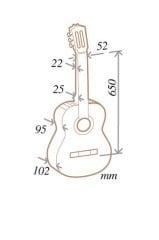 Almansa 424 Ziricote Klasik Gitar