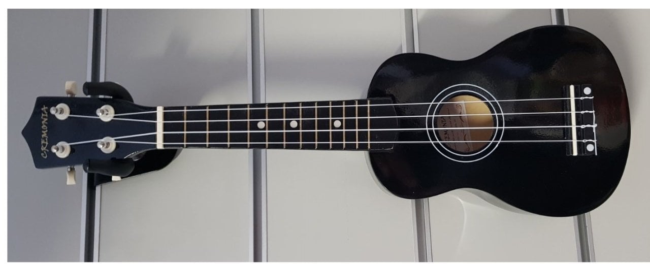 UKULELE 21'' SİYAH, SOPRANO