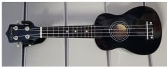 UKULELE 21'' SİYAH, SOPRANO