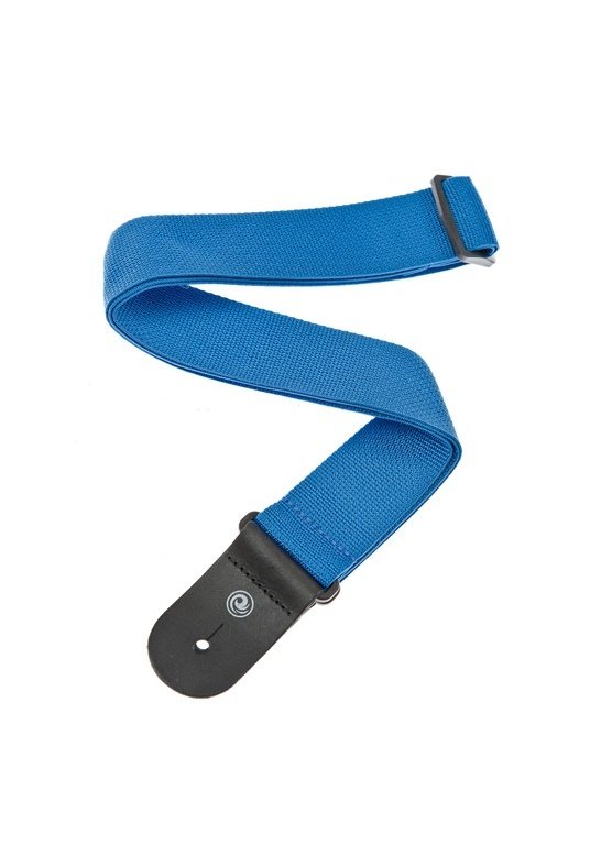 GİTAR VE BAS İÇİN ASKI, YÜKSEK KALİTE NYLON POLYPROPİLEN ÖRME, MAVİ RENK, 89-150CM AYARLANABİLİR BOY, EN 50 MM, SAĞLAM DERİ UÇLAR, KONFORLU KULLANIM