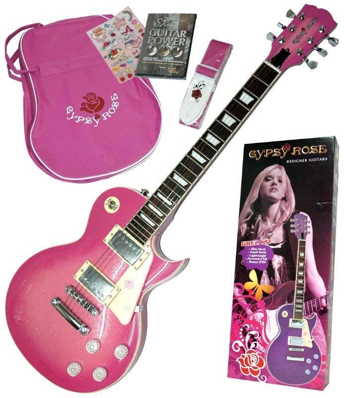 Valencia GRE2KCPK Elektro Gitar Pembe + çanta+ askı