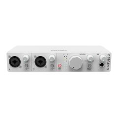 Arturia MiniFuse 2 Beyaz 2-Giriş / 2-Çıkış, 24-bit 192 kHz, Midi, USB-C Taşınabilir Ses Kartı
