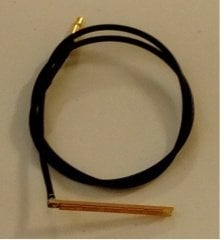 EŞİK ALTI SAZ MANYETİĞİ, (5 ADET PİEZO SENSOR), ÖLÇÜLER: 2 X 2.6 X 40 MM,  KABLO 40 CM, BULK, ALTIN KAPLAMA, ALTIN 2.5MM ÇAPLI SOKET UÇ