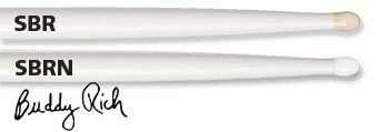 BAGET (ÇİFT), BUDDY RICH, SIGNATURE DRUM STICKS, HICKORY, 16 5/16''x 0.590'', LONG TAPER, TIP: WOOD (AĞAÇ) BLENDED, SURFACE:MEDIUM/ PAINT WHİTE