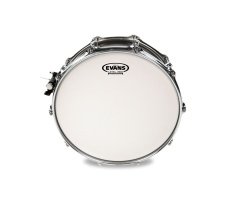 DERİ 13'' GENERA HD TRAMPET KUMLU BEYAZ RİNGLİ ÇİFT, ÜST FİLM 5MİL, ALT FİLM 7.5MİL + (2MİL İÇTEN OVERTONE CONTROL RINGLİ)