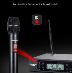 TAKSTAR TS-3310UH Kablosuz Mikrofon 2li set