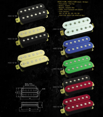 MANYETİK HUMBUCKER ÖN-GİTAR İÇİN