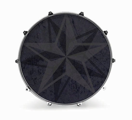 DERİ 22 GRAPHIC LAYERED STARS (NO KICK ÖN DERİ FOTO-GRAFİK DESEN)
