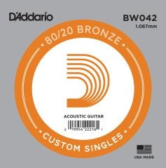 AKUSTİK TEK TEL, 80/20 BRONZE WOUND, 042, (LA) 