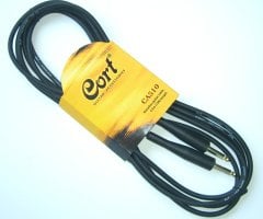 GİTAR KABLOSU, GÜRÜLTÜSÜZ (NOISLESS) CABLE, 5M, SİYAH