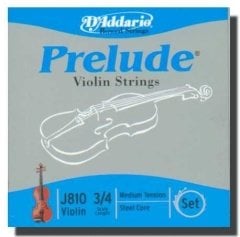 KEMAN TEL SETİ, PRELUDE, SCALE 3/4, MEDIUM TENSION, STEEL CORE