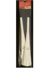 BAGET SPATULA, (MALA) BAGET, ÇİFT, BİR TARAF ÇIPLAK PLASTİK, DİĞER TARAF PLASTİK ÜSTÜ KAUÇUK KAPLI, 14 1/2'', 0.650''