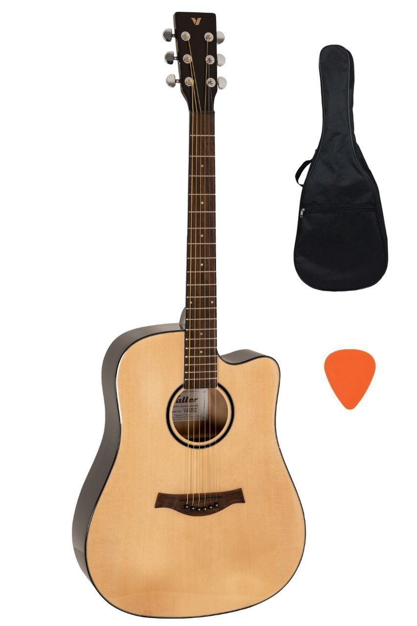 Valler VA520C Cutaway Akustik Gitar Parlak Cilalı