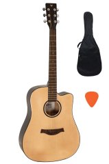 Valler VA520C Cutaway Akustik Gitar Parlak Cilalı