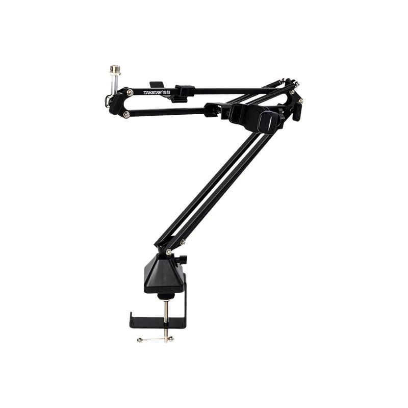 Takstar ST-7 Canlı Yayınlar İçin Mikrofon ve Telefon Tutucu Boom Kolu ve Mikrofon Standı (Mic Arm)