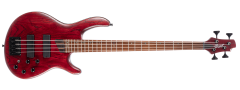 BAS GİTAR, 4 TELLİ OPEN PORE BURGUNDY RED