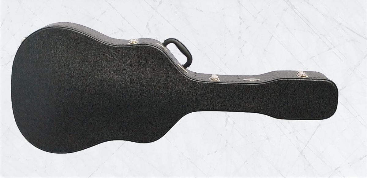 AKUSTİK (DREADNOUGHT) GİTAR KUTUSU, DÖKÜM SERT KASA, GENİŞ KAFA, 108X39 MM