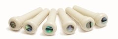 Tusq Bridge Pins Pak (60) Paua Dot:  LP-1000-60